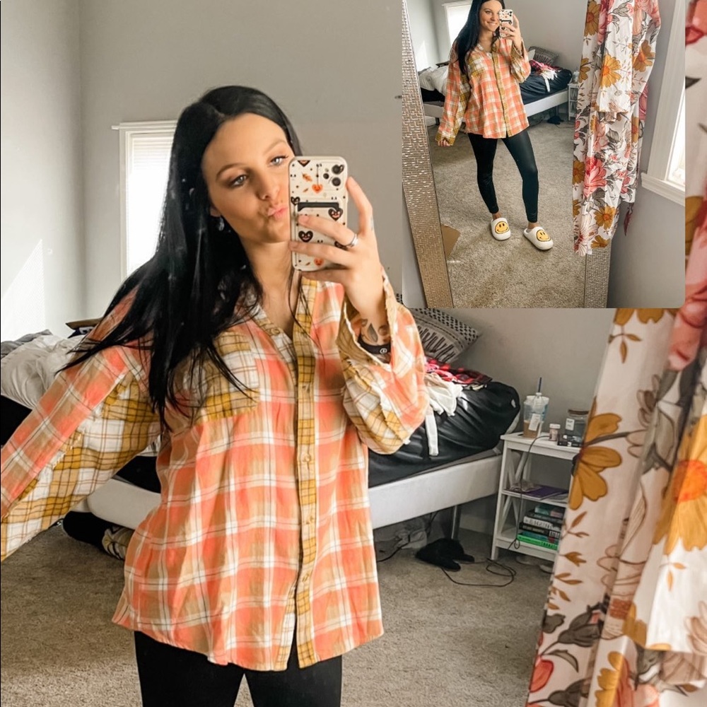 Pink & Yellow Flannel